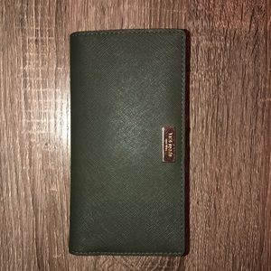 Olive green Kate Spade Wallet